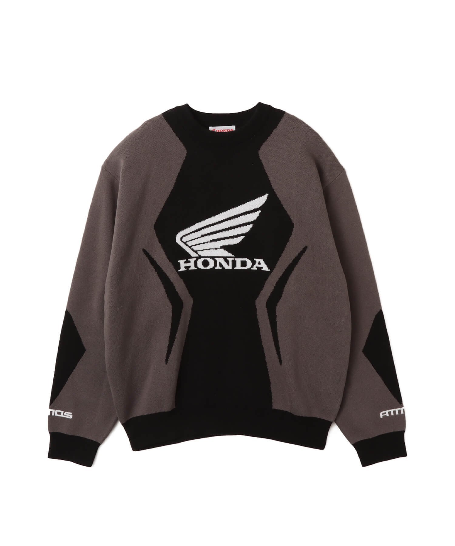 atmos atmos x HONDA Jacquard Knit Sweater BLACK アトモス トップス ニット ブラック【送料無料】
