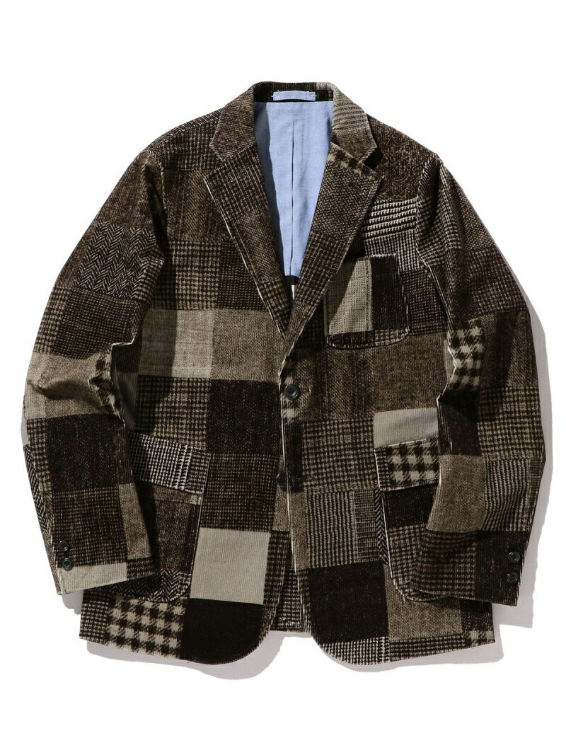 Beams Plus Patchwork Corduroy Sack Sport Coat 11-16-1668-803
