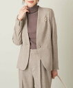 【SALE/59%OFF】a.v.v 【イージーケア】ウールライクカラーレスジャケット アー・ヴェ・ヴェ ジャケット・アウター ノーカラージャケット グレー ブ...
