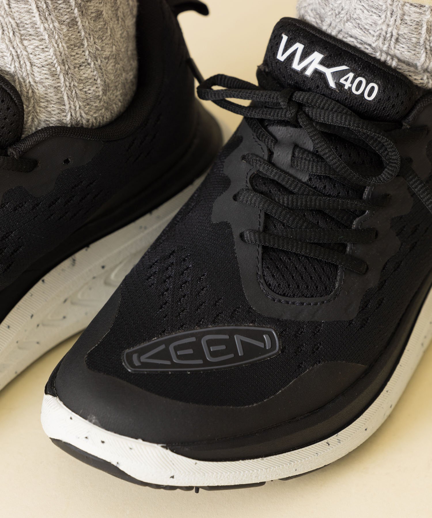 【SALE／30%OFF】KEEN MEN WK400 メンズ ダブルケーフォーハンドレッド キーン シューズ・靴 スニーカー ブラック【送料無料】
