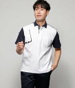 【SALE/37%OFF】NEWYORKER MEN 【吸水速乾】COOL COMFORT ハニカム ニューヨーカータータン 切替ポロシャツ ニューヨーカー ト...