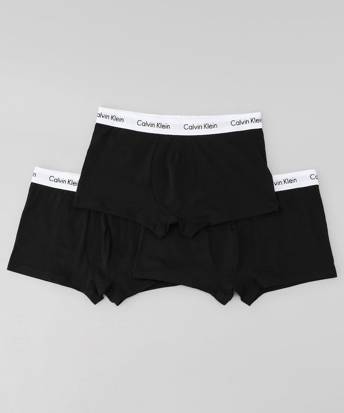 Calvin Klein Underwear LOW RISE TRUNK 3PK / U2664 フリークスストア インナー・ルームウェア その他のインナー・ルームウェア ブラック【送料無料】