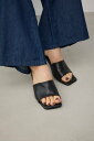 【SALE/30%OFF】AZUL BY MOUSSY スクエアトゥローヒールサンダル アズールバイマウジー シューズ・靴 サンダル ブラック