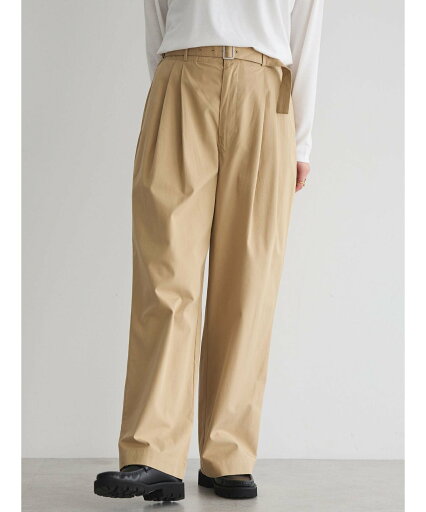 【SALE/50%OFF】GARAGE OF GOOD CLOTHING 【lelill×GOGC】ベルト付チノパンツ ガレージ オブ グッド クロージング パンツ その他のパンツ ベージュ【送料無料】 【SALE/50%OFF】GARAGE OF GOOD CLOTHING 【lelill×GOGC】ベルト付チノパンツ ガレージ オブ グッド クロージング パンツ その他のパンツ ベージュ【送料無料】
