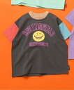 BREEZE WEB限定 いろいろカレッジTシャツ エフオーオンラインストア トップス カットソー・Tシャツ グレー パープル グリーン ホワイト レッド ブル...