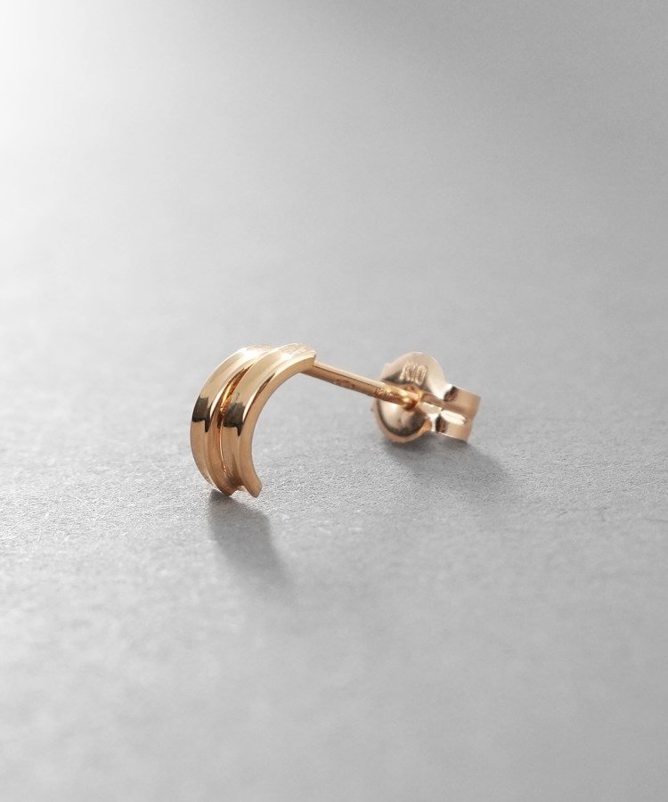 COCOSHNIK ONKITSCH K10ダブルアーチピアス ココシュニック オンキッチュ アクセサリー・腕時計 ピアス ゴールド【送料無料】