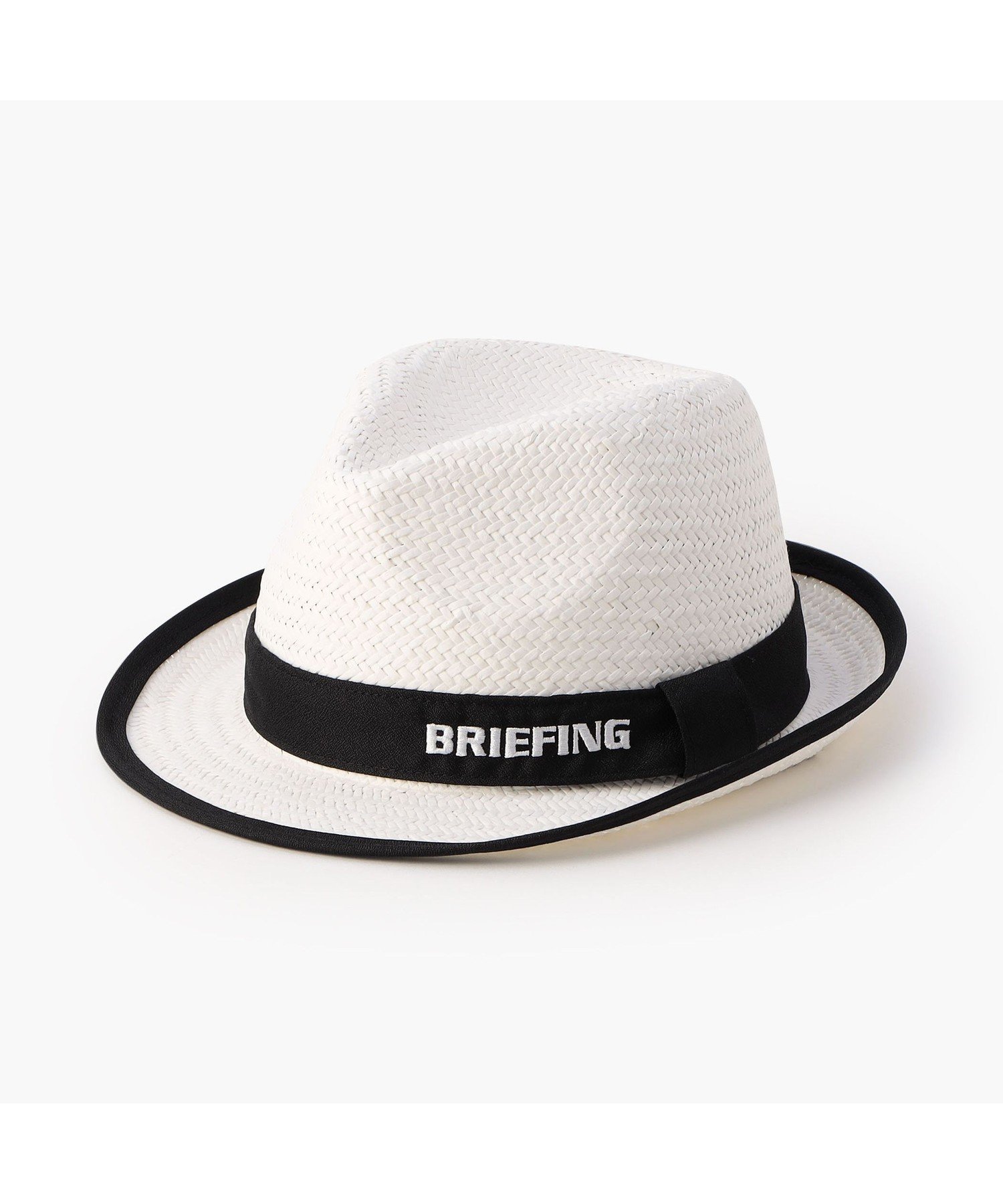 【SALE／10%OFF】BRIEFING GOLF MEN'S STRAW HAT ブリーフィング 帽子 キャップ ブラック ホワイト ベージュ【送料無料】