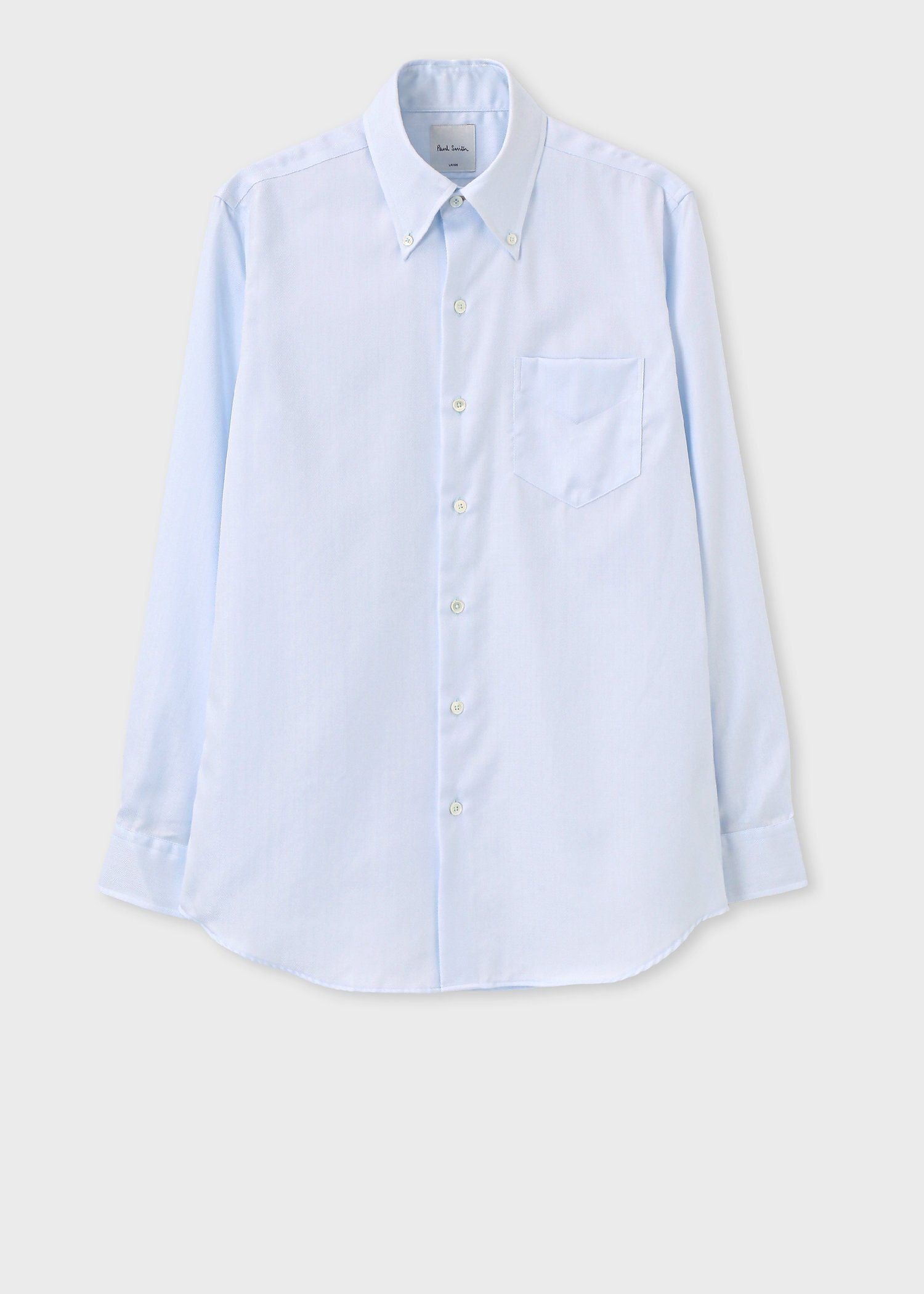 Paul Smith クラシックヘリンボーン ボタンダウン ドレスシャツ ポール・スミス スーツ・フォーマル Yシャツ・カッターシャツ パープル【送料無料】