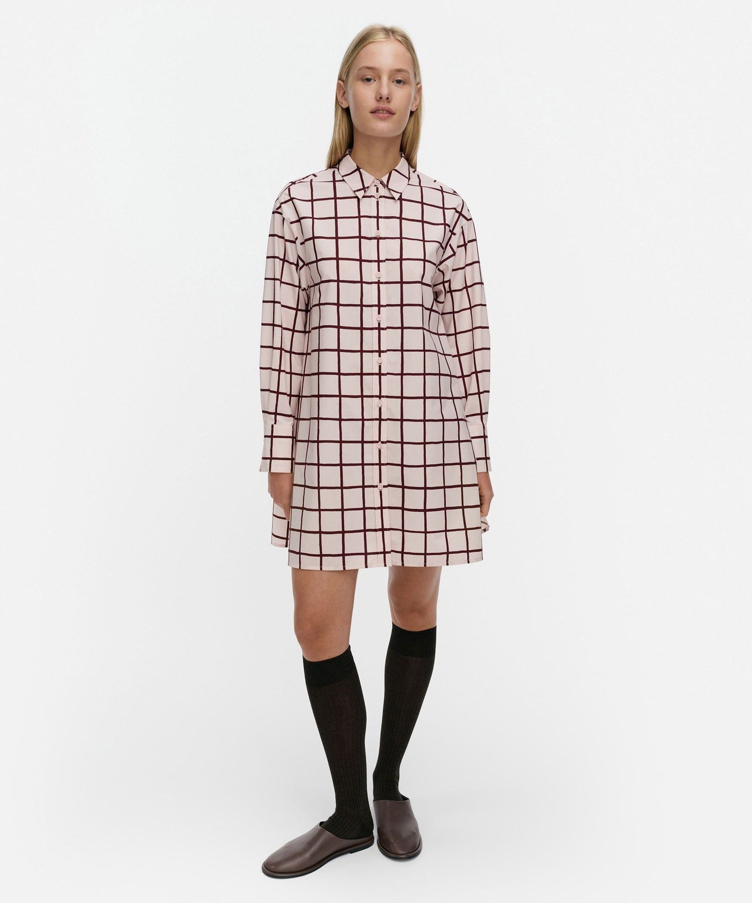 Marimekko Kuvitelma Iso Ruutu ワンピース マリメッコ ワンピース・ドレス ワンピース ピンク【送料無料】