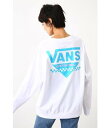 RODEO CROWNS WIDE BOWL RCS x Vans ロングスリーブTシャツ ロデオクラウンズワイドボウル シャツ/ブラウス 長袖シャツ ホワイト パープル【送料無料】