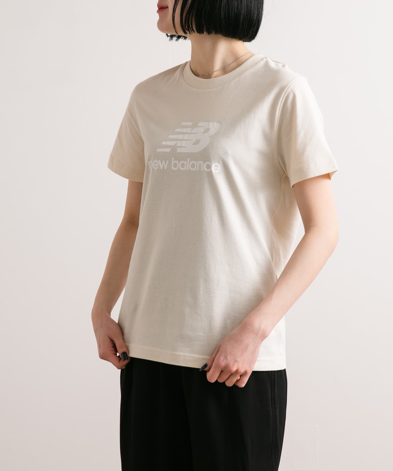 楽天Rakuten FashionURBAN RESEARCH DOORS NEW BALANCE Sport Essential Logo T-SHIRTS アーバンリサーチドアーズ トップス カットソー・Tシャツ ブラック