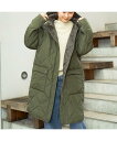 【SALE/20%OFF】Rouge vif la cle 【一部店舗限定】撥水キルティングフーデットコート ルージュ・ヴィフ ラクレ ジャケット・アウター その他のジャケット・アウター ブラック カーキグリーン【送料無料】