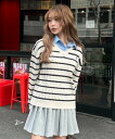 【SALE/64%OFF】PAL GROUP OUTLET 【RAY CASSIN】襟付ルーズケーブルVネックニット パル グループ アウトレット トップス ニ...