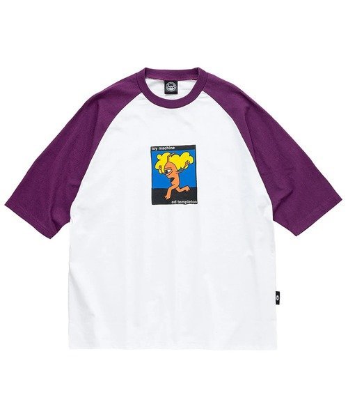 【SALE／30%OFF】SELECT BRANDS TOY MACHINE/トイマシーン EARLY SECT RAGLAN 3/4 SLEEVE TEE(MENS) ジャックローズ トップス カットソー・Tシャツ パープル【送料無料】