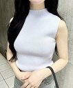 【SALE/13%OFF】INGNI ラメノースリニット イング トップス ノースリーブ・タンクトップ ピンク ブルー ブラック ホワイト