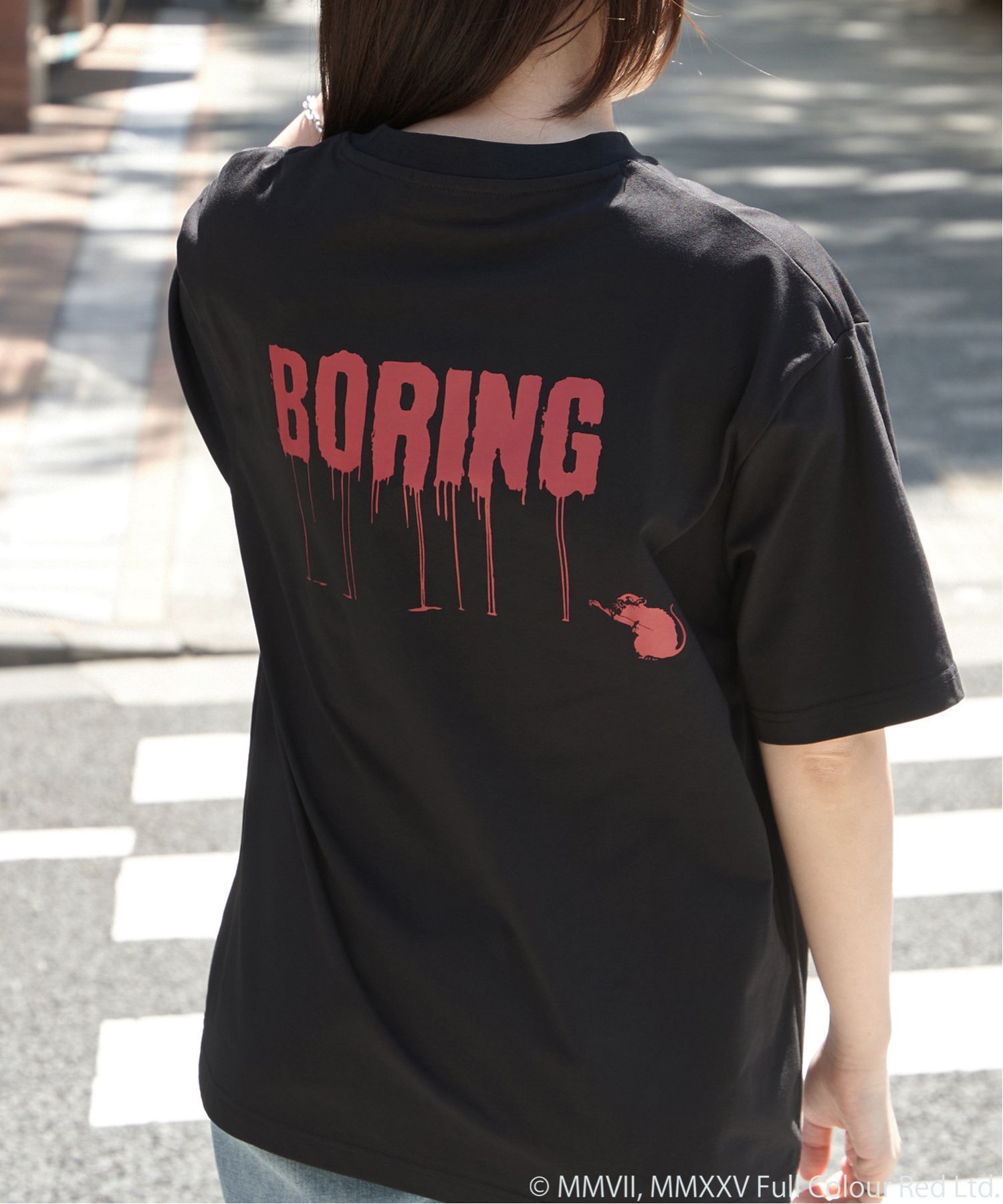 VENCE share style MENs 【接触冷感】Banksy バンクシー Love Rat プリントT ヴァンス エクスチェンジ トップス カットソー・Tシャツ グレー ホワイト ブラック【送料無料】