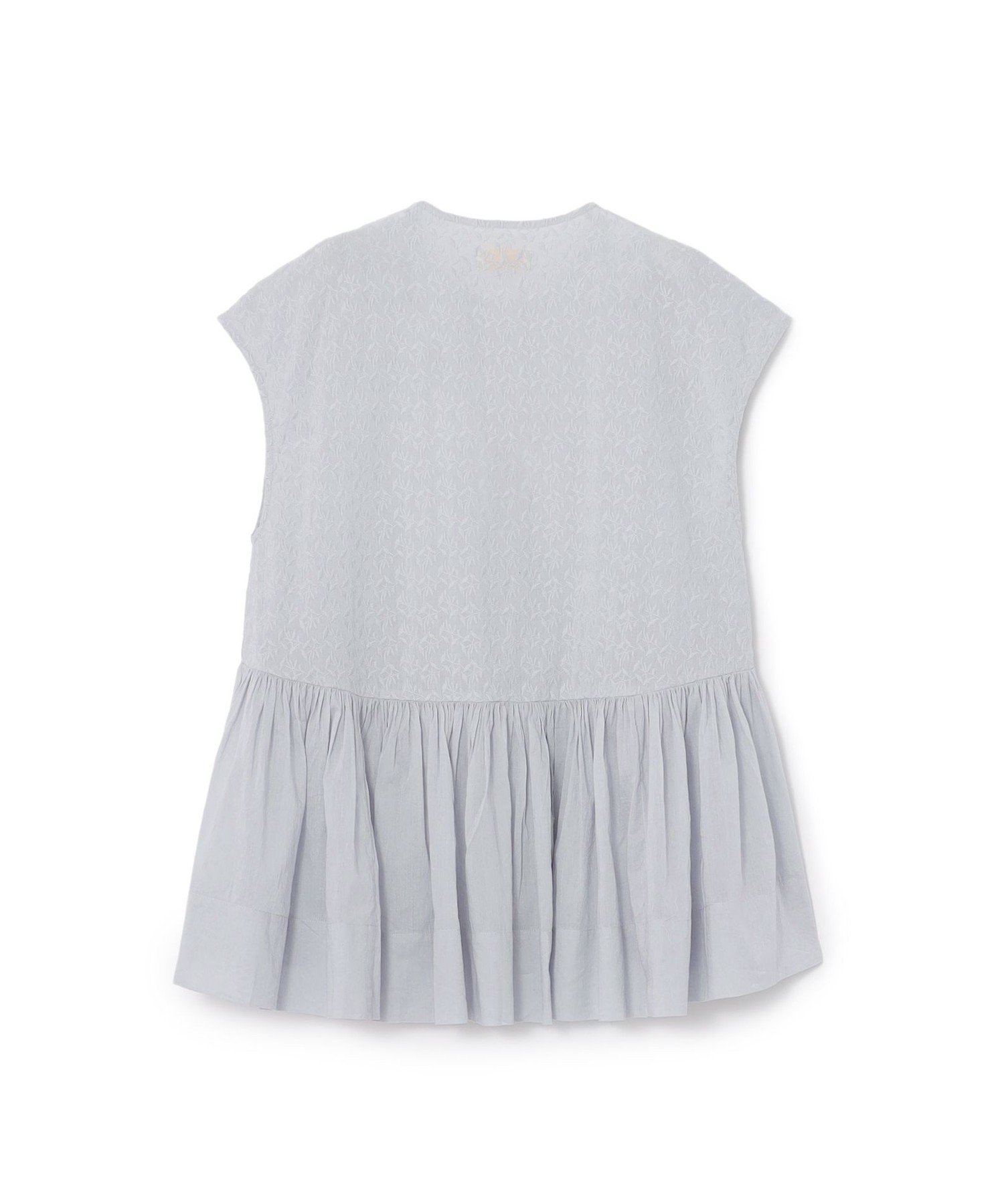 【ne quittez pas】ペプラムブラウス《WEB&EPOCA THE SHOP店舗限定》 エポカ トップス シャツ・ブラウス ブルー イエロー