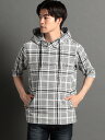 【SALE/50%OFF】HIDEAWAYS NICOLE 5分袖ロゴプルオーバーパーカー ニコル トップス パーカー・フーディー ブラック グリーン ホワイト...