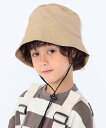 【SALE/50%OFF】SHIPS KIDS SHIPS KIDS:<吸水速乾>メッシュ バケット ハット シップス 帽子 ハット ベージュ ブラック
