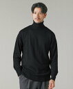 THE CASUAL 12Gシープカシミア天竺タートルネックニット カジュアル トップス ニット ブラック パープル ブルー グレー ホワイト【送料無料】