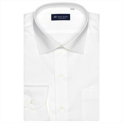 【SALE/16%OFF】BRICK HOUSE by Tokyo Shirts 形態安定 ワイドカラー 長袖 ワイシャツ トーキョーシャツ スーツ・フォーマル Yシャツ・カッターシャツ ホワイト【送料無料】