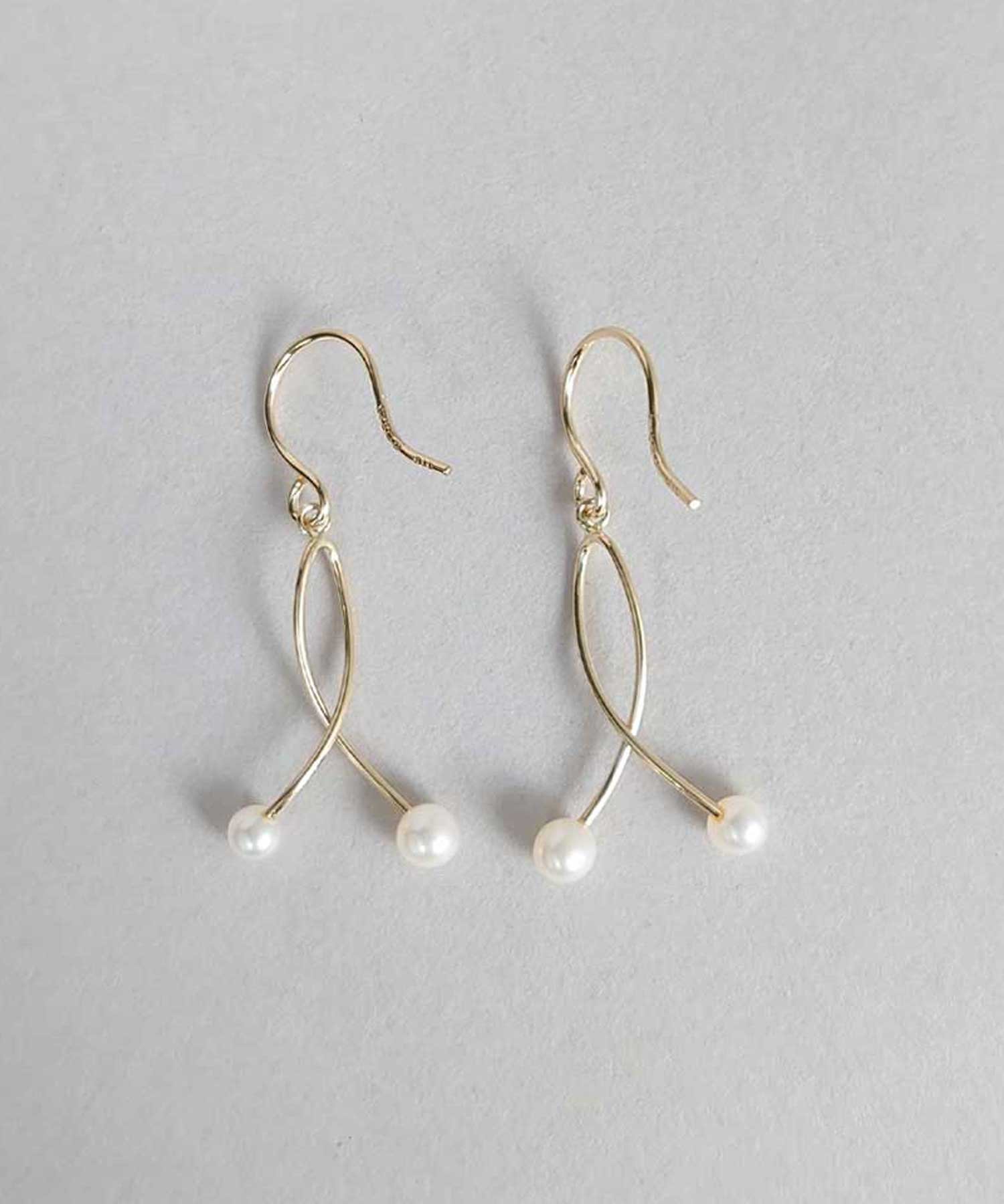 WISP JEWELRY K10YGピアス(FPRWP22912) ウィスプジュエリー アクセサリー・腕時計 ピアス イエロー【送料無料】