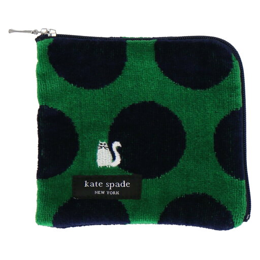 kate spade new york レディース ファスナー付きタオル インターモードカワベ ファッション雑貨 ハンカチ・ハンドタオル ブラック グリーン グレー kate spade new york レディース ファスナー付きタオル インターモードカワベ ファッション雑貨 ハンカチ・ハンドタオル ブラック グリーン グレー