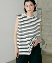 【SALE/30%OFF】LARUTA ショルダータックボーダーノースリT ラルータ トップス キャミソール