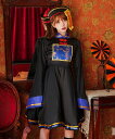 Brightlele 「 フレアキョンシー 」 ハロウィン コスプレ 仮装 キョンシー チャイナ服 ゾンビ ブライトララ ファッション雑貨 その他のファッション雑貨 ブラック