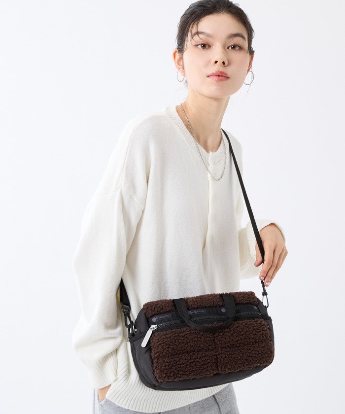 LeSportsac 【公式】レスポートサック ショルダーバッグ 4080HD85 LeSportsac レスポートサック バッグ ショルダーバッグ ブラウン【送料無料】のサムネイル