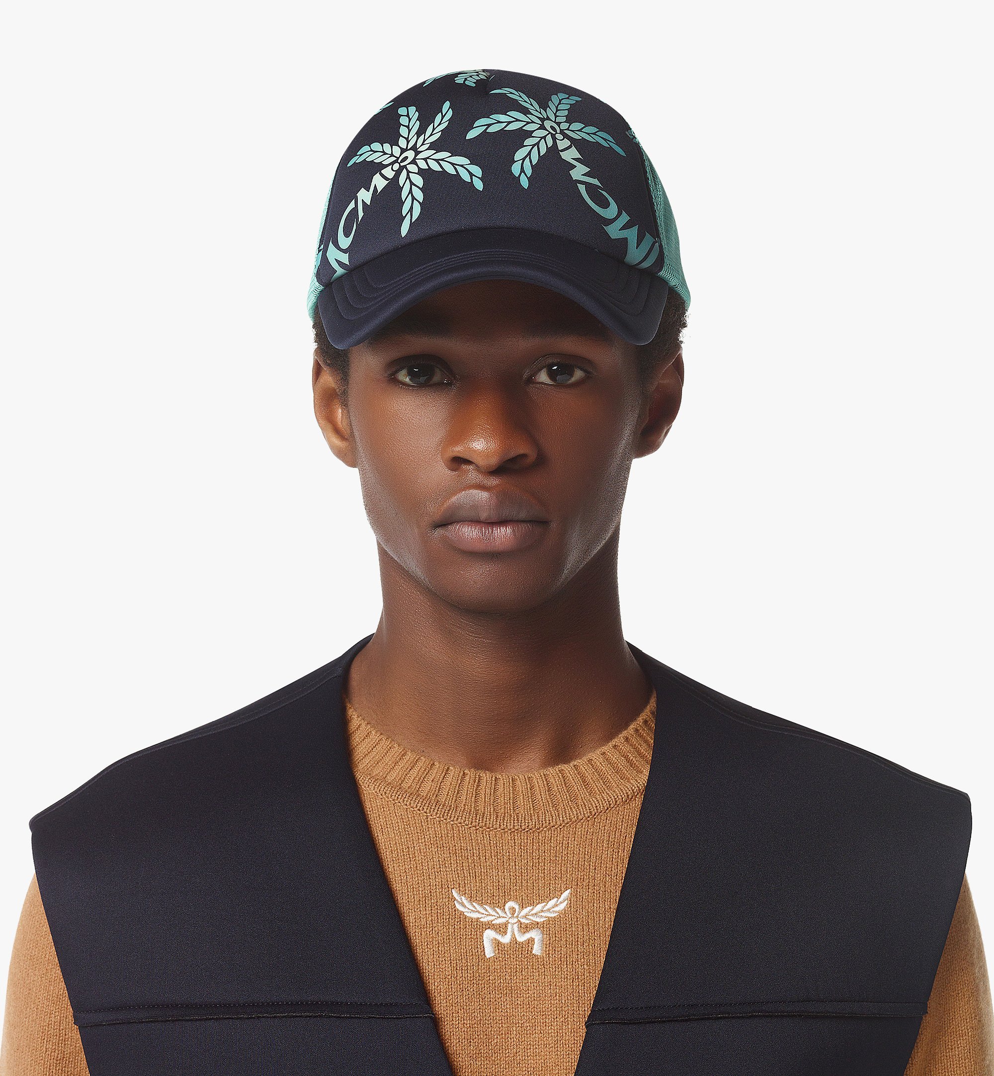 MCM MCM COL NEOPRENE CAP エムシーエム 帽子 キャップ【送料無料】