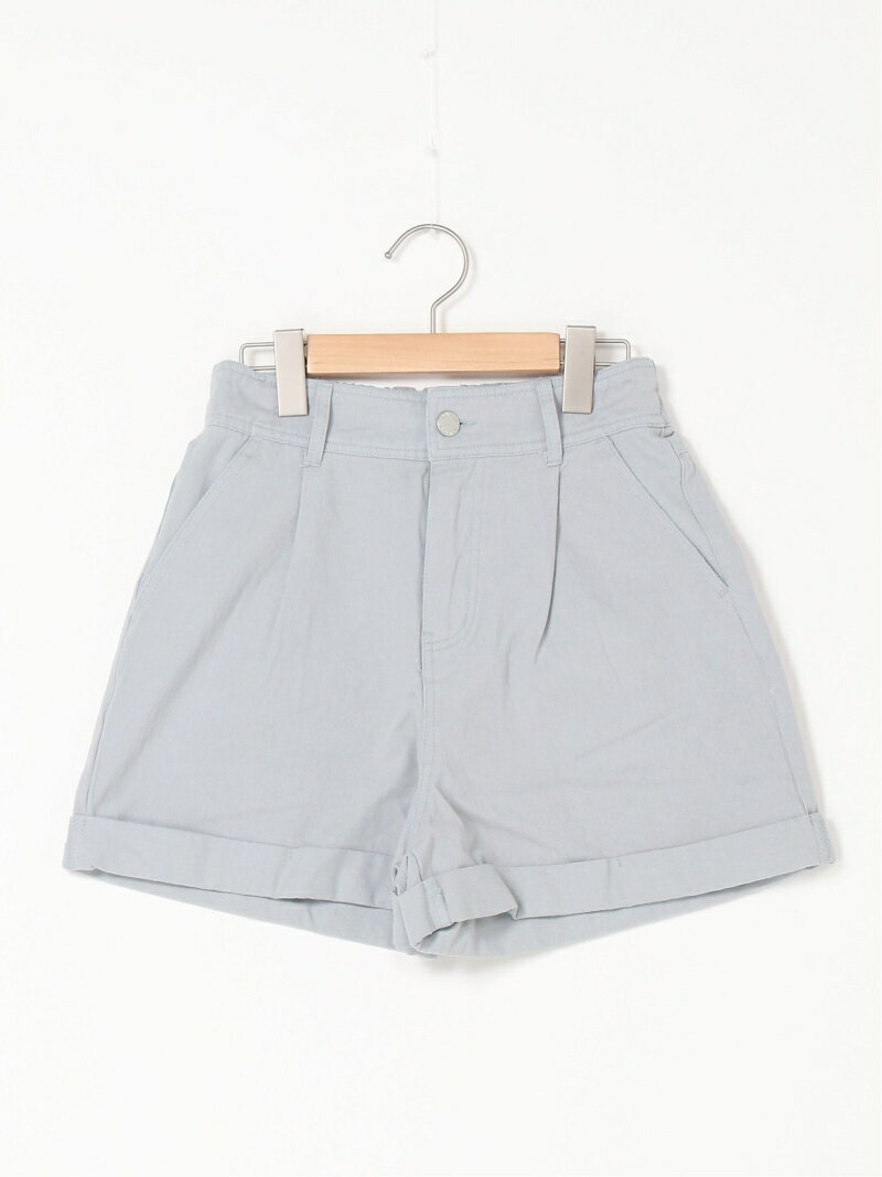 【SALE／5%OFF】Lovetoxic タックショートパンツ ナルミヤオンライン パンツ その他のパンツ ブルー ピンク ホワイト グリーンのサムネイル