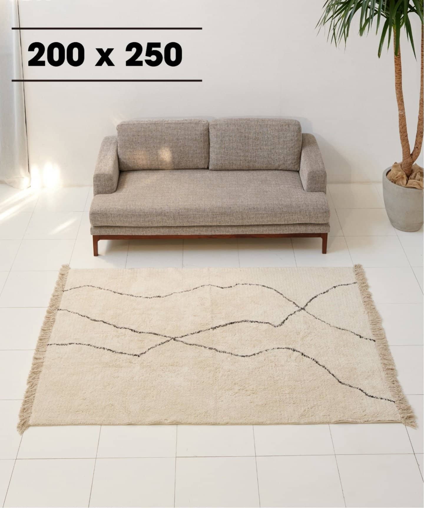 JOURNAL STANDARD FURNITURE SAFI RUG 200x250 サフィラグ ジャーナルスタンダードファニチャー インテ..