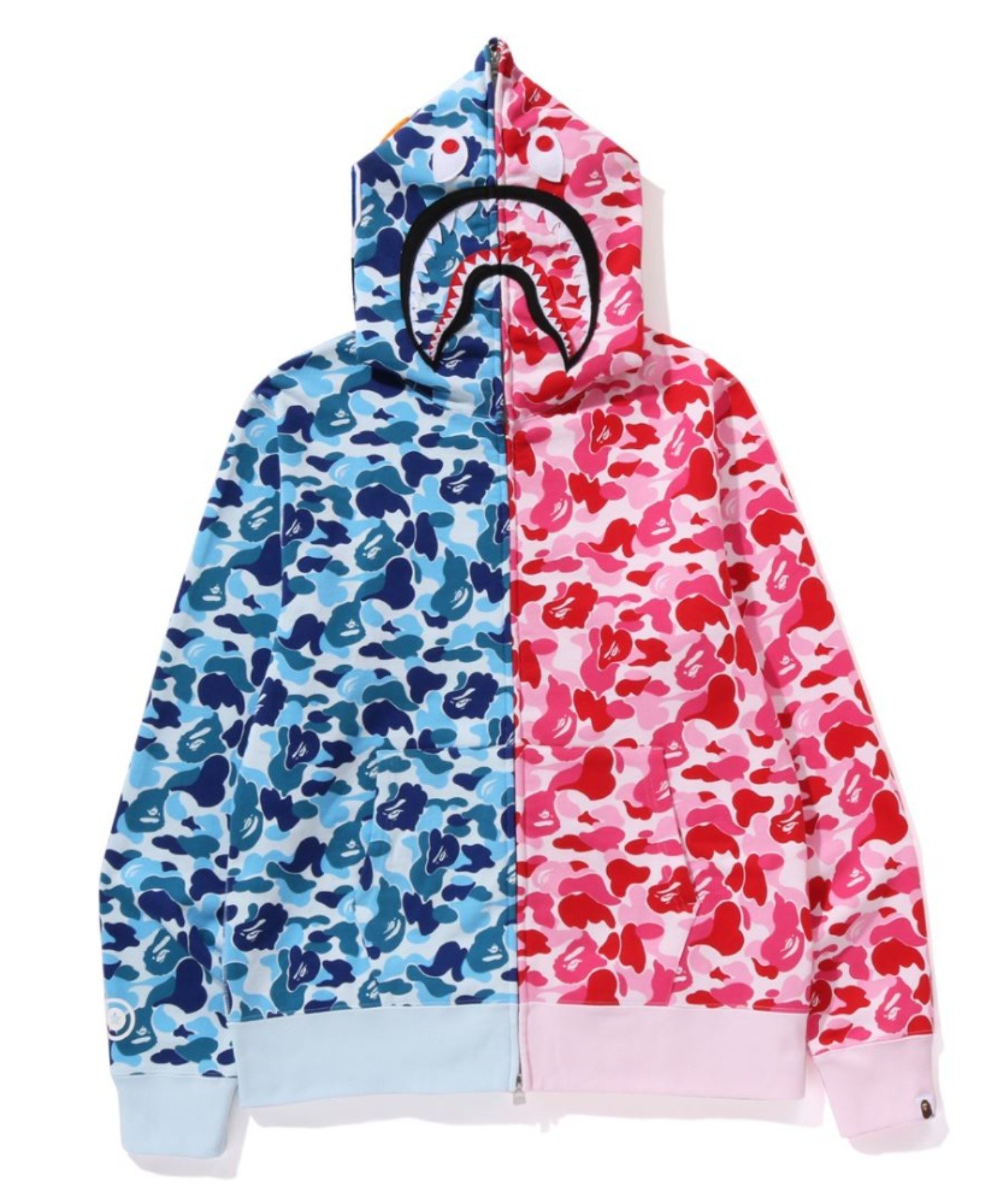 A BATHING APE ABC CAMO CRAZY SHARK FULL ZIP HOODIE ア ベイシング エイプ トップス パーカー フーディー【送料無料】