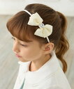 【SALE/30%OFF】any FAM KIDS リボン×ビジューカチューシャ エニィファム ヘアアクセサリー カチューシャ・ヘアバンド ピンク ホワイト