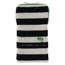 kate spade new york レディース ファスナー付きタオル インターモードカワベ ファッション雑貨 ハンカチ・ハンドタオル ブラック グレー ピン...