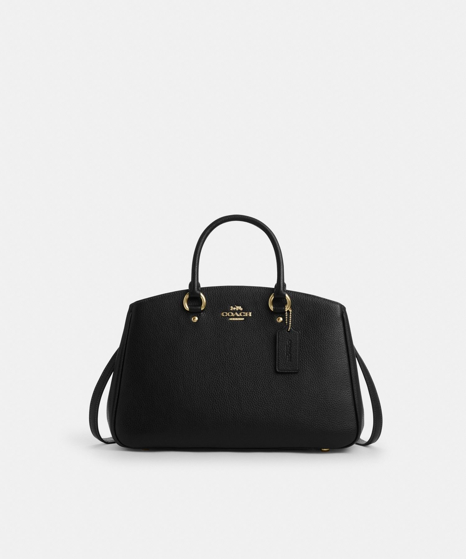 【SALE／60%OFF】COACH OUTLET 【公式】サバンナ キャリーオール バッグ コーチ　アウトレット バッグ ショルダーバッグ ブラック【送料無料】