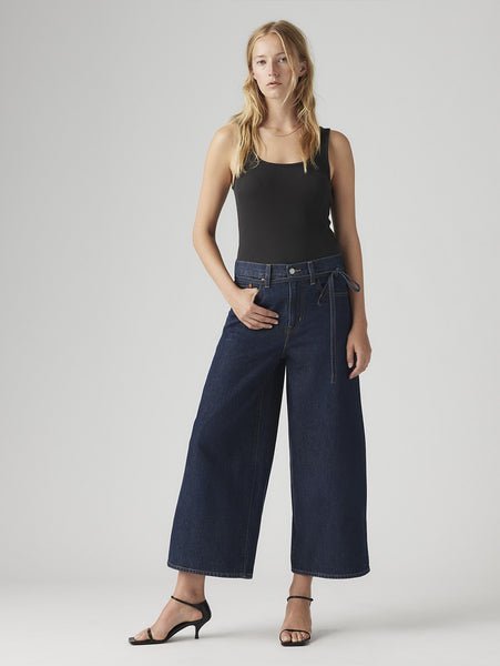 【SALE／50%OFF】Levi's XL スーパーワイドジーンズ ダークインディゴ リーバイス パンツ ジーンズ・デニムパンツ ブラック【送料無料】