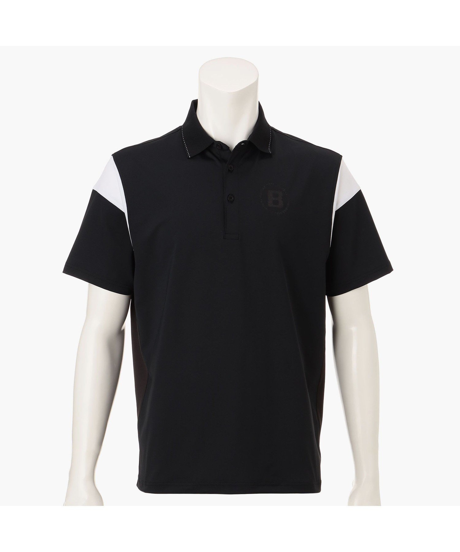 【SALE／20%OFF】BRIEFING GOLF メンズカレッジポロ(リラックスフイット) ブリーフィング トップス ポロシャツ ホワイト ブラック【送料無料】