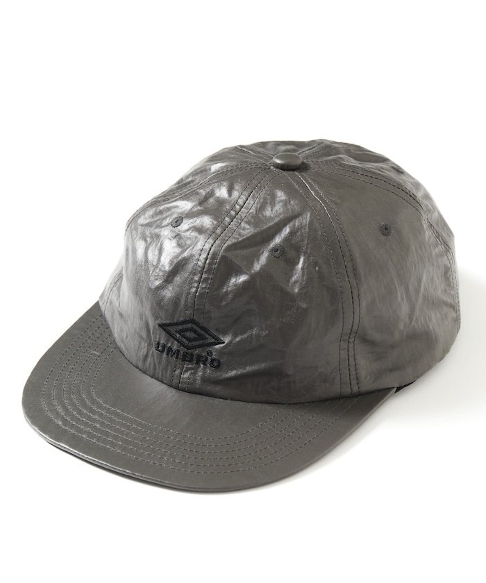 UMBRO SP Coating Nylon Flat Visor 6Panel Cap 25AW フリークスストア 帽子 キャップ グレー ブラック【送料無料】