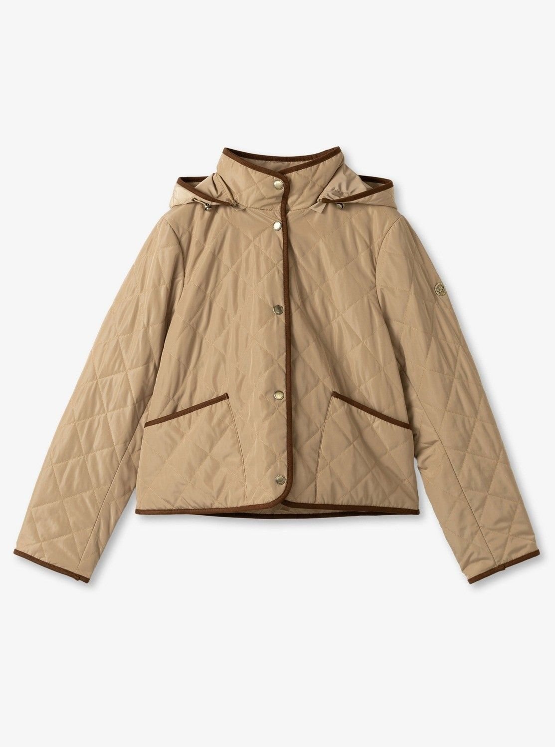 【SALE／83%OFF】MICHAEL KORS キルティング フーディー ジャケット マイケルコース マイケル・コース ジャケット・アウター その他のジャケット・アウター ベージュ【送料無料】