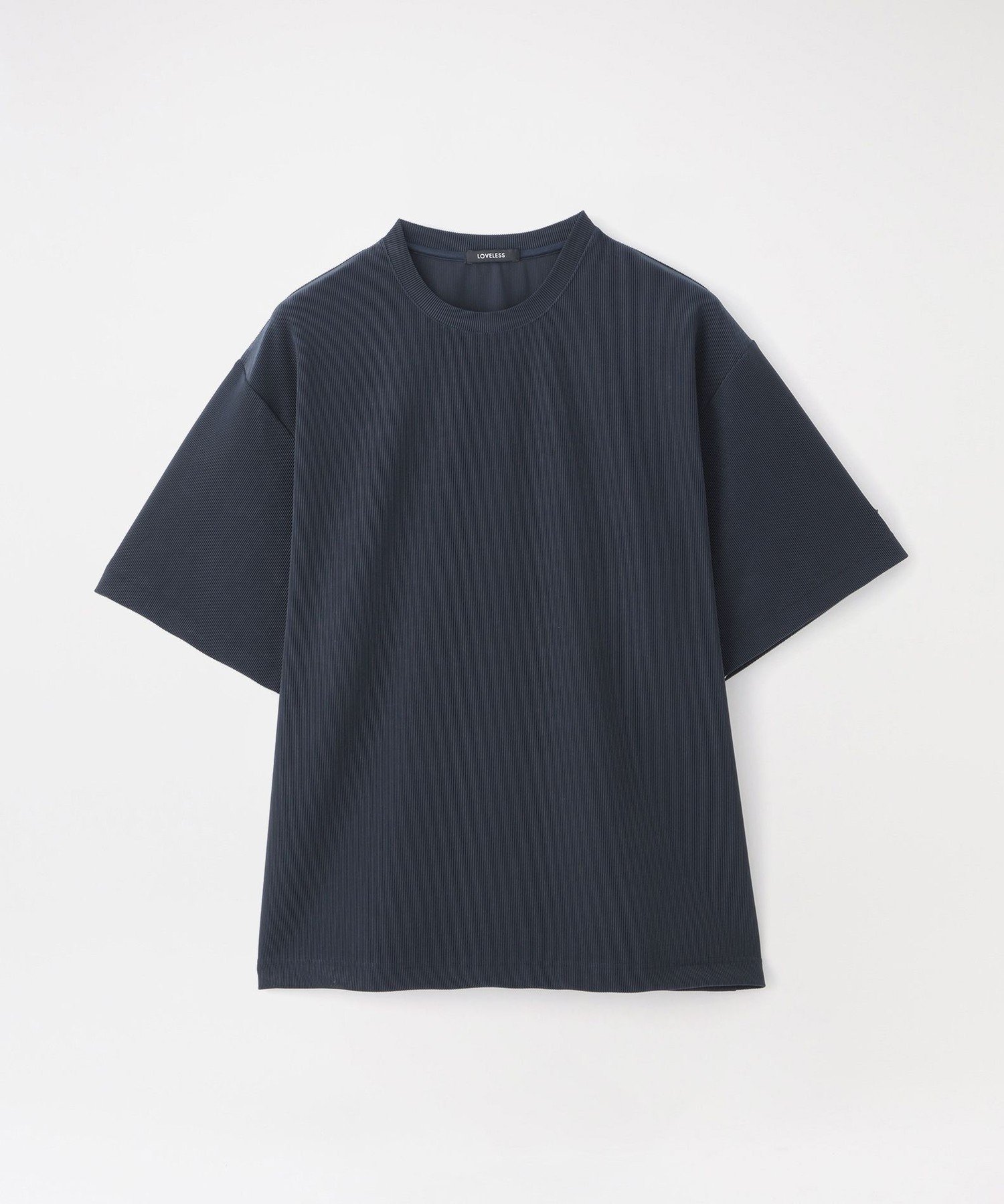 LOVELESS コードピケTシャツ ラブレス トップス カットソー・Tシャツ ネイビー ブラック
