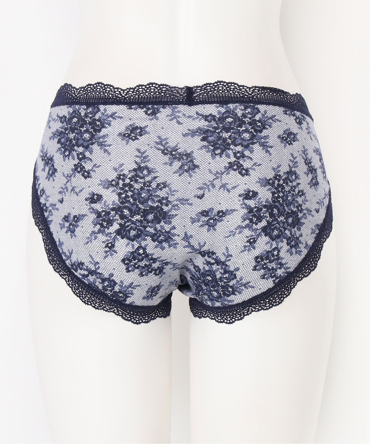 KID BLUE (W)26ローズレースPT ノーマルショーツ キッドブルー インナー・ルームウェア ショーツ ネイビー ベージュ