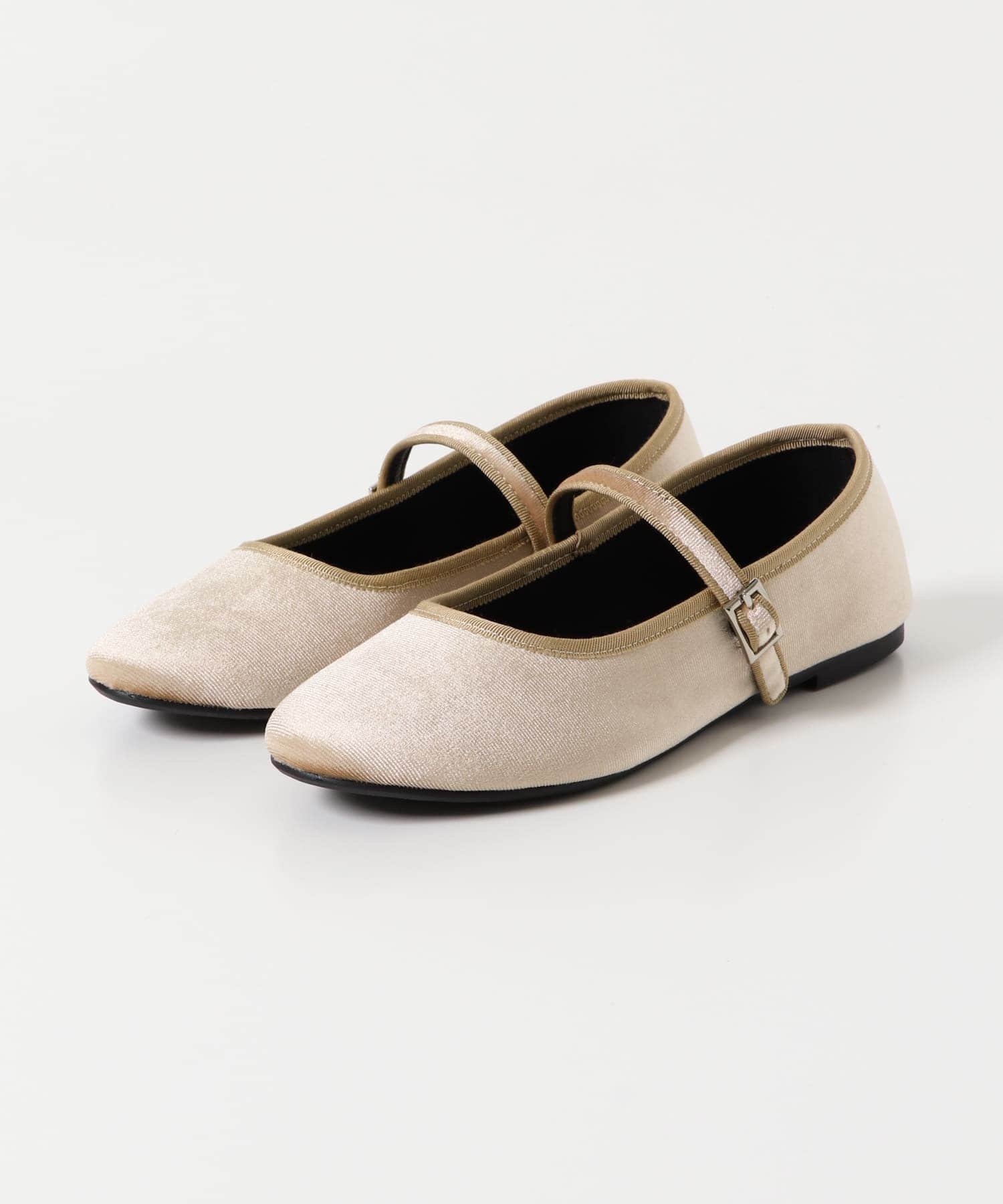 【SALE／75%OFF】URBAN RESEARCH メリージェーンフラットシューズ アーバンリサーチ シューズ・靴 パンプス ベージュ ネイビー ピンクのサムネイル