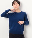 【SALE/55%OFF】COMME CA 【アンサンブル対応】ファインウールニット プルオーバー コムサ トップス アンサンブル ブルー ベージュ ブラック【...