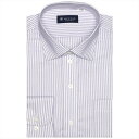 【SALE/58%OFF】BRICK HOUSE by Tokyo Shirts 形態安定 ワイドカラー 長袖 ワイシャツ トーキョーシャツ スーツ・フォーマル Yシャツ・カッターシャツ パープル