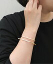 【SALE/80%OFF】KU-CROISSANT サークル&スクエアバングル クークロワッサン アクセサリー・腕時計 ブレスレット・バングル ゴールド