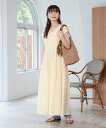 【SALE/40%OFF】BEAMS HEART WOMEN インディア ストライプ柄 ノースリーブ ワンピース ビームス ハート ワンピース・ドレス その他のワンピース・ドレス ブルー イエロー【送料無料】