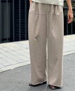 BEARDSLEY 《15 quinze》ラウンドヨークパンツ ビアズリー パンツ その他のパンツ ピンク【送料無料】
