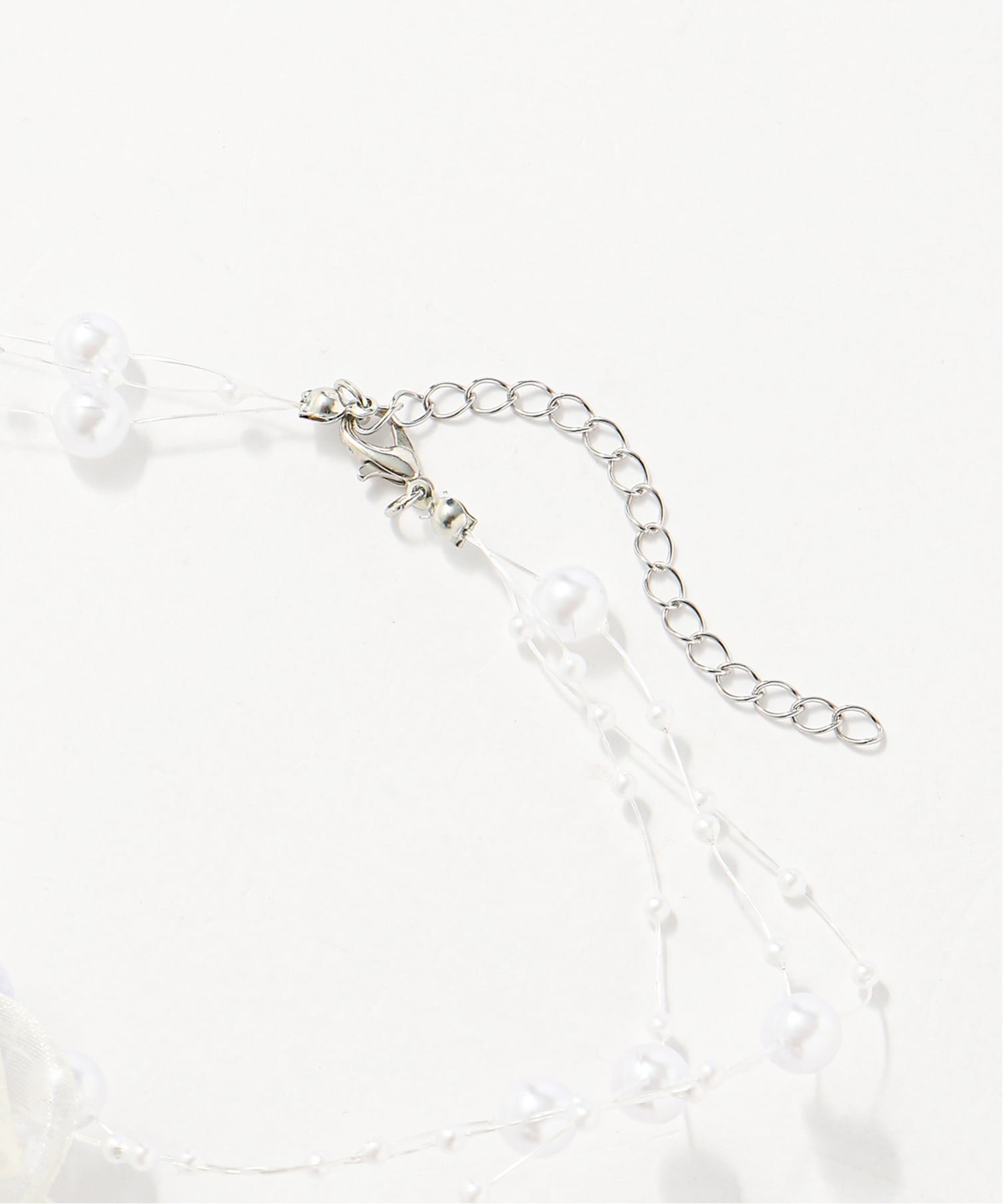 【SALE／20%OFF】Coo+i Coo+i/(W)パールフラワーデザインチョーカー スレンダー アクセサリー・腕時計 チョーカー ホワイト